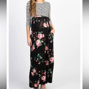 PinkBlush maternity maxi dress